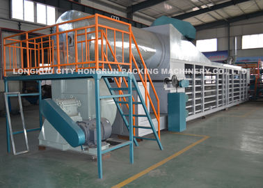 Waste Paper Wine And Egg Tray Machine , High Efficient Pulp Molding Machine