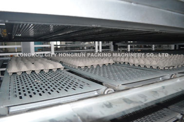 Waste Paper Wine And Egg Tray Machine , High Efficient Pulp Molding Machine